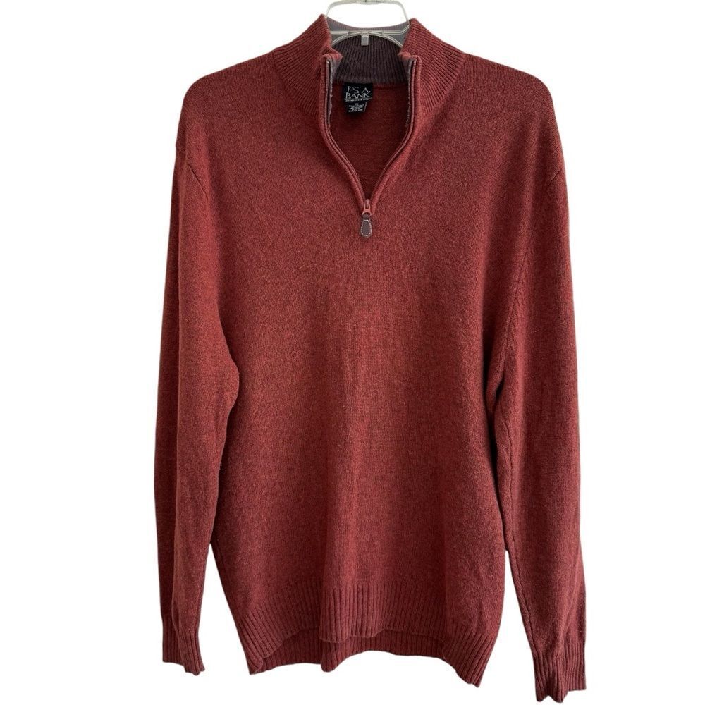 Jos. A. Bank Men's Red Turtleneck Sweater